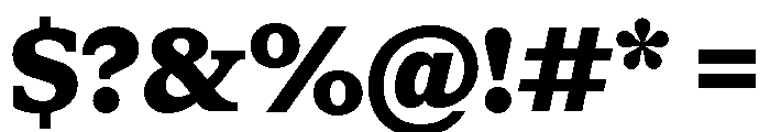 ABCGaisyr Black Font OTHER CHARS