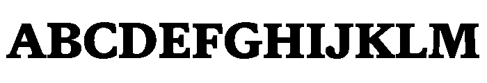 ABCGaisyr Black Font UPPERCASE