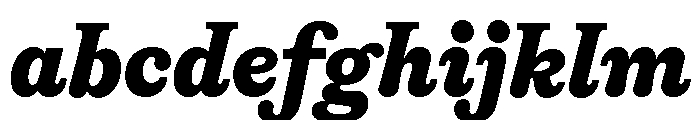 ABCGaisyr BlackItalic FONT