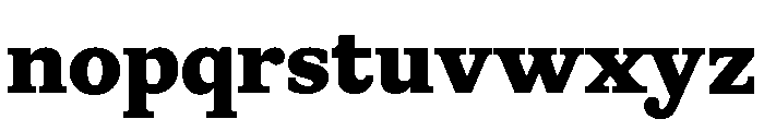 ABCGaisyr Black Font LOWERCASE