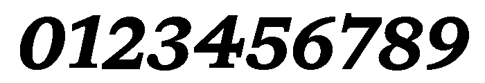 ABCGaisyr BoldItalic Font OTHER CHARS