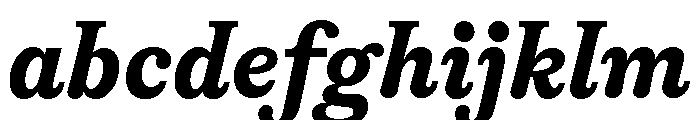 ABCGaisyr BoldItalic FONT