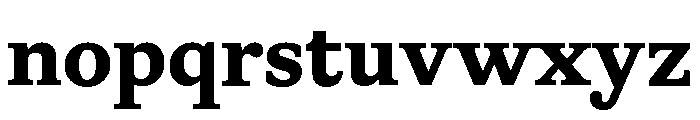 ABCGaisyr Bold Font LOWERCASE