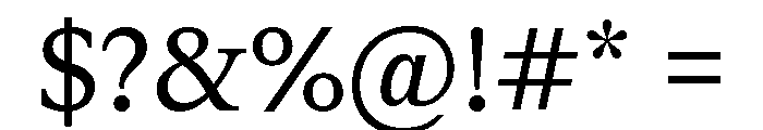 ABCGaisyr Book Font OTHER CHARS