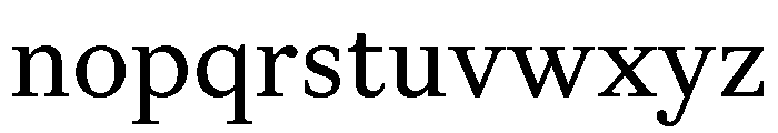 ABCGaisyr Book Font LOWERCASE