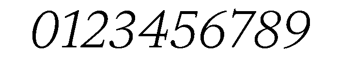 ABCGaisyr LightItalic Font OTHER CHARS