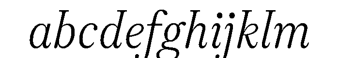 ABCGaisyr LightItalic FONT