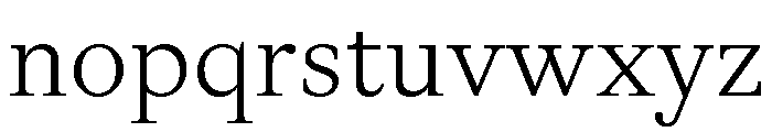 ABCGaisyr Light Font LOWERCASE