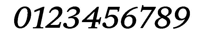 ABCGaisyr RegularItalic Font OTHER CHARS