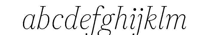 ABCGaisyr ThinItalic FONT