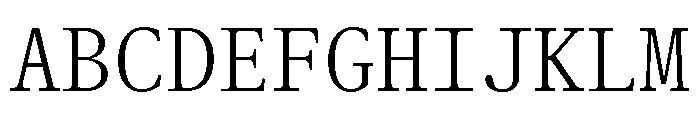 ABCGaisyrMono Light Font UPPERCASE
