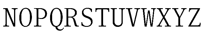 ABCGaisyrMono Light Font UPPERCASE