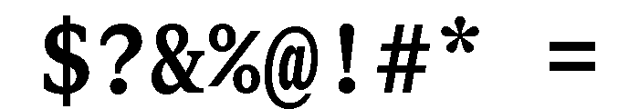 ABCGaisyrMono Medium Font OTHER CHARS