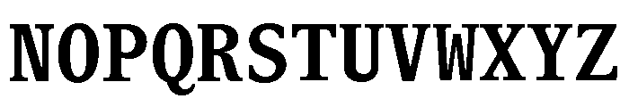 ABCGaisyrMono Medium Font UPPERCASE