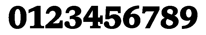 ABCGaisyrSemi Mono Black Font OTHER CHARS