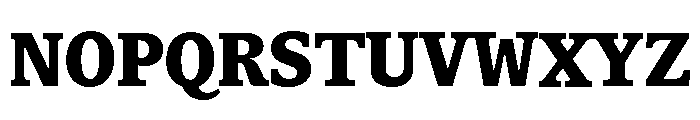 ABCGaisyrSemi Mono Black Font UPPERCASE