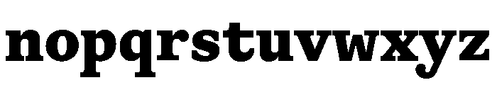 ABCGaisyrSemi Mono Black Font LOWERCASE