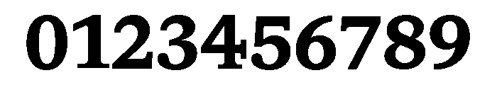 ABCGaisyrSemi Mono Bold Font OTHER CHARS