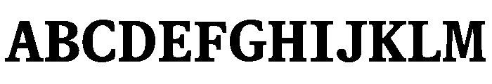 ABCGaisyrSemi Mono Bold Font UPPERCASE