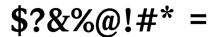 ABCGaisyrSemi Mono Medium Font OTHER CHARS