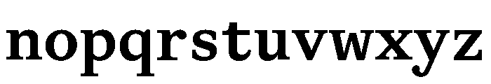 ABCGaisyrSemi Mono Medium Font LOWERCASE
