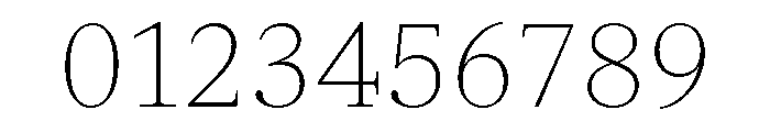 ABCGaisyrSemi Mono Thin Font OTHER CHARS