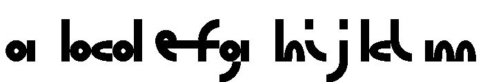ABCGalapagosA Black FONT