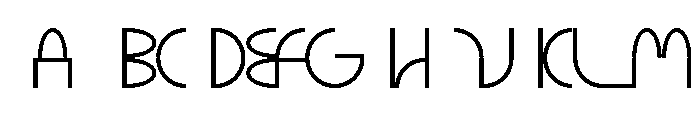 ABCGalapagosA Light Font UPPERCASE
