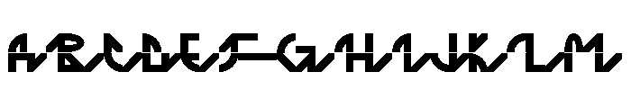 ABCGalapagosABC Black Font UPPERCASE