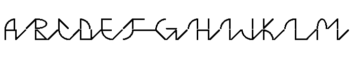 ABCGalapagosABC Light Font UPPERCASE