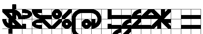 ABCGalapagosABCGrid Black Font OTHER CHARS