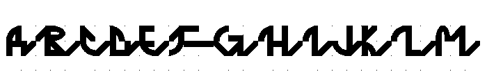ABCGalapagosABCGrid Black Font UPPERCASE