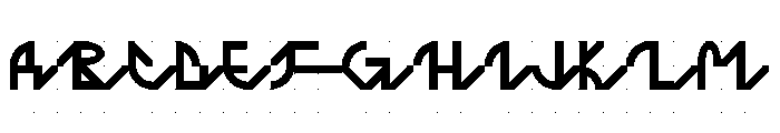 ABCGalapagosABCGrid Bold Font UPPERCASE