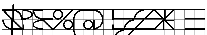 ABCGalapagosABCGrid Light Font OTHER CHARS