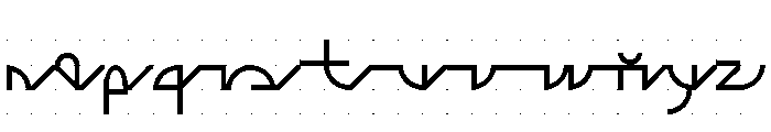 ABCGalapagosABCGrid Regular Font LOWERCASE