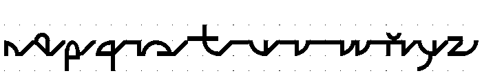 ABCGalapagosABCGrid Semibold Font LOWERCASE