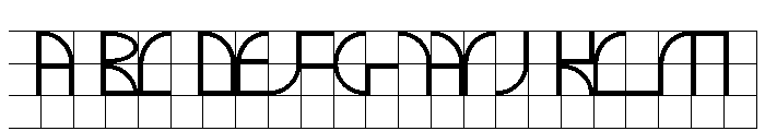 ABCGalapagosABGrid Light Font UPPERCASE