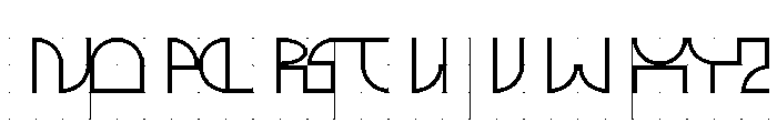 ABCGalapagosABGrid Light Font UPPERCASE
