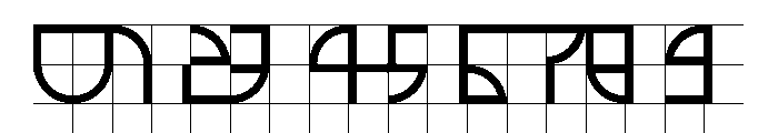 ABCGalapagosABGrid Regular Font OTHER CHARS
