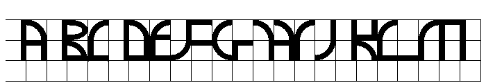 ABCGalapagosABGrid Semibold Font UPPERCASE