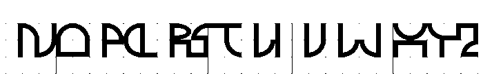 ABCGalapagosABGrid Semibold Font UPPERCASE