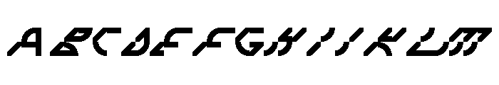 ABCGalapagosAC Black Font UPPERCASE