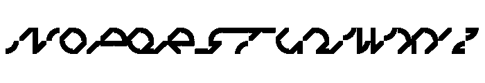 ABCGalapagosAC Black Font UPPERCASE