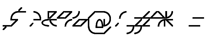 ABCGalapagosAC Regular Font OTHER CHARS