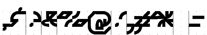 ABCGalapagosACGrid Black Font OTHER CHARS