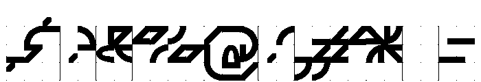 ABCGalapagosACGrid Bold Font OTHER CHARS