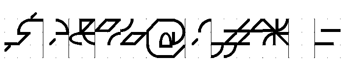 ABCGalapagosACGrid Regular Font OTHER CHARS