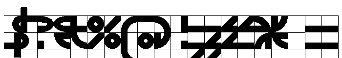 ABCGalapagosAGrid Black Font OTHER CHARS