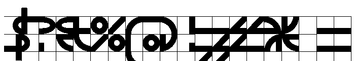 ABCGalapagosAGrid Bold Font OTHER CHARS