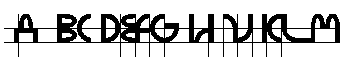 ABCGalapagosAGrid Bold Font UPPERCASE